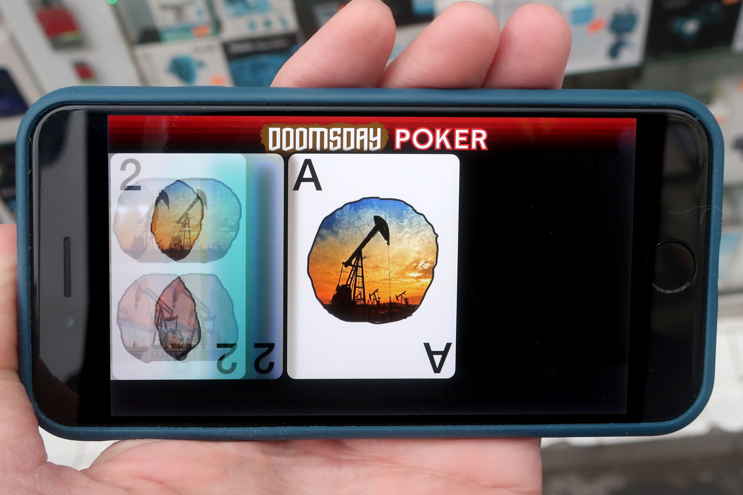 Claude Closky, ‘Doomsday Poker,’ 2025, Special issue no. 18, Place Art Magazine. Interactive website (https://publication.place-plateforme.com/hors-serie-18-claude-closky2/).